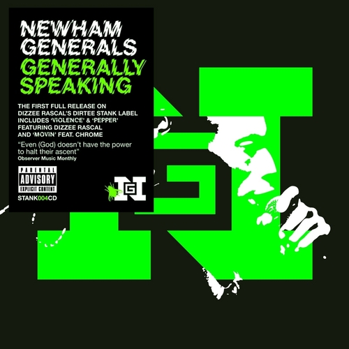 Couverture GENERALLY SPEAKING de NEWHAM GENERALS