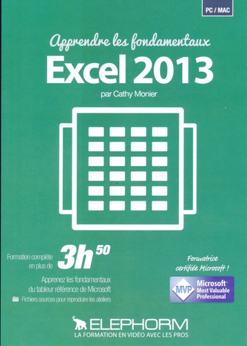 Couverture EXCEL 2013 - APPRENDRE LES FONDAMENTAUX
