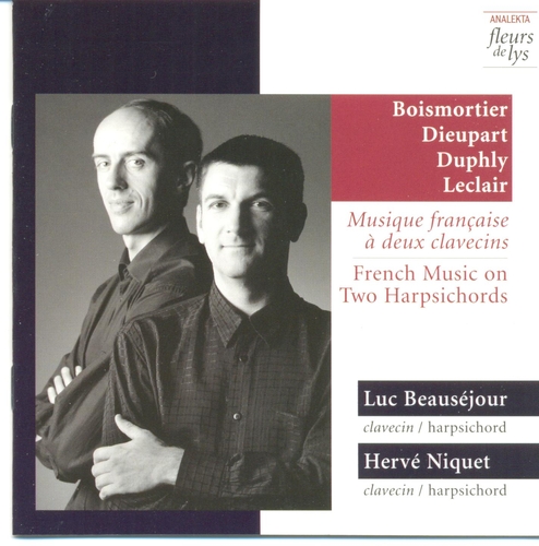 Couverture MUSIQUE FRANCAISE A DEUX CLAVECINS