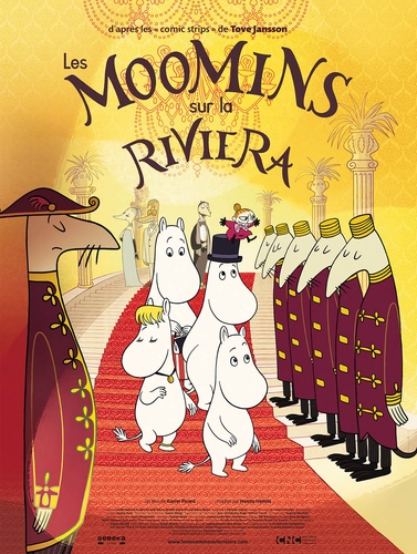 Couverture LES MOOMINS SUR LA RIVIERA de Xavier PICARD