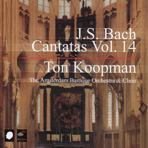 Couverture CANTATE:   6,26,42,68,74,103,123,125,126,178 (VOL.14) de Johann Sebastian BACH