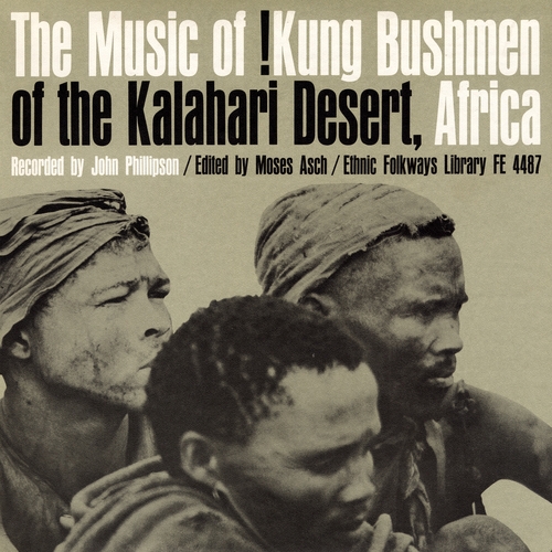 Couverture THE MUSIC OF !KUNG BUSHMEN OF THE KALAHARI DESERT, AFRICA