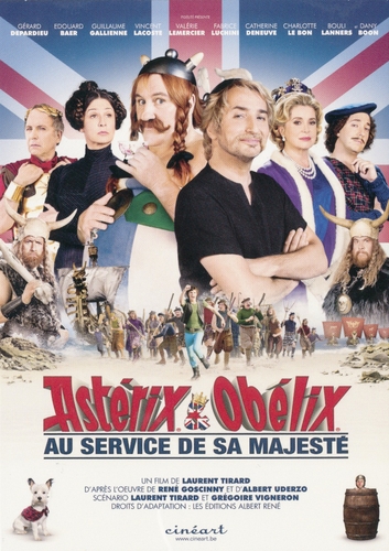 Couverture ASTÉRIX ET OBÉLIX AU SERVICE DE SA MAJESTÉ de Laurent TIRARD