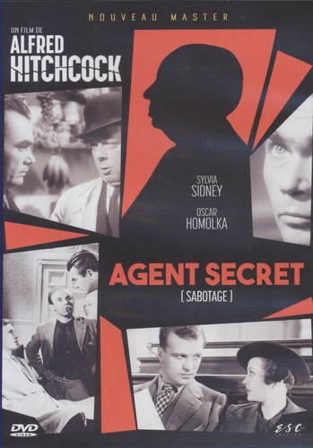 Couverture AGENT SECRET de Alfred HITCHCOCK