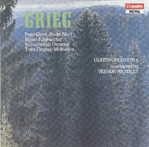 Couverture PEER GYNT: SUITE 1 / SIGURD JORSALFAR / DANSES SY. /... de Edvard Hagerup GRIEG