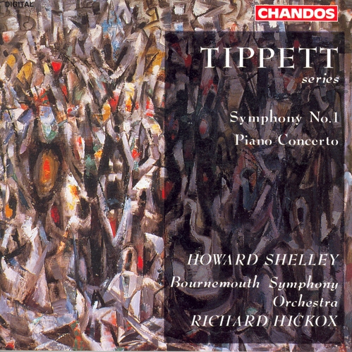 Couverture SYMPHONIE 1 / CONCERTO PIANO de Michael [Sir] TIPPETT