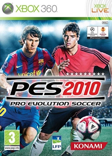 Couverture PRO EVOLUTION SOCCER 2010 - XBOX360