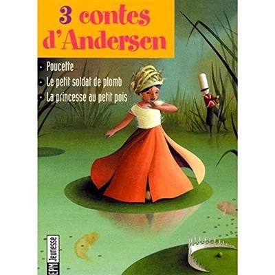 Couverture 3 CONTES D'ANDERSEN de Hans ANDERSEN
