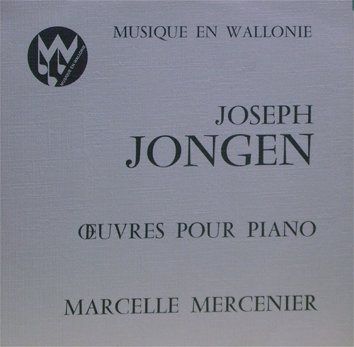 Couverture OEUVRES POUR PIANO de Joseph JONGEN