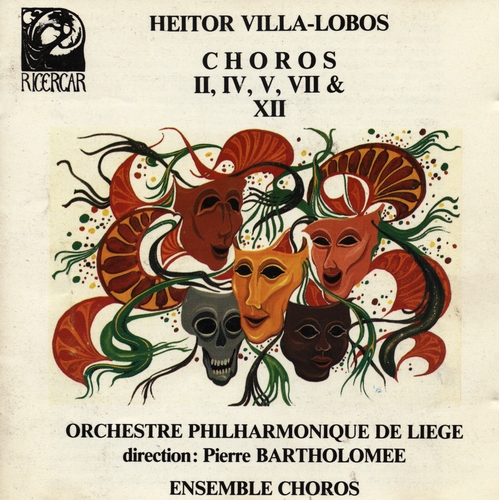 Couverture CHOROS 2,4,5,7,12 de Heitor VILLA-LOBOS