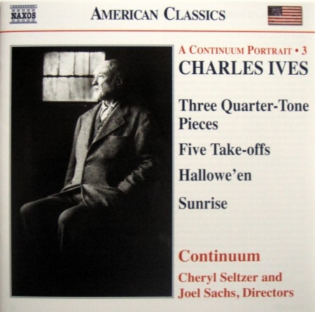 Couverture THREE QUARTER-TONE PIECES / MÉLODIES / 5 TAKE-OFFS de Charles IVES