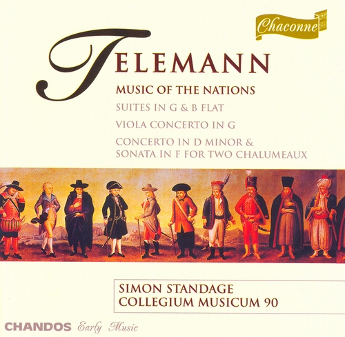 Couverture MUSIC OF THE NATIONS: SUITES & CONCERTOS de Georg Philipp TELEMANN
