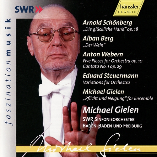 Couverture GLÜCKLICHE HAND (+ BERG, WEBERN, STEUERMANN, GIELEN) de Arnold SCHOENBERG