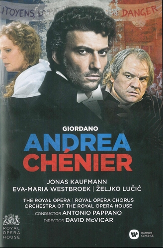 Couverture ANDREA CHENIER de Umberto GIORDANO