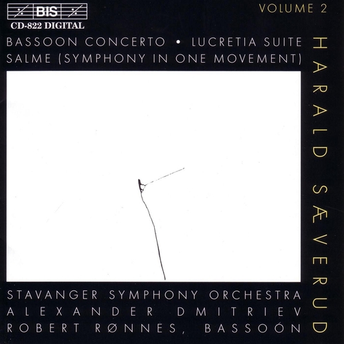 Couverture CONCERTO BASSON / LUCRETIA SUITE / SALME de Harald SAEVERUD