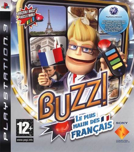 Couverture BUZZ! LE PLUS MALIN DES BELGES + BUZZERS - PS3