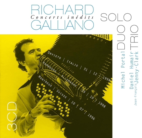 Couverture CONCERTS INÉDITS de Richard GALLIANO