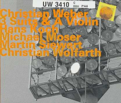 Couverture 3 SUITS & A VIOLIN de Christian WEBER