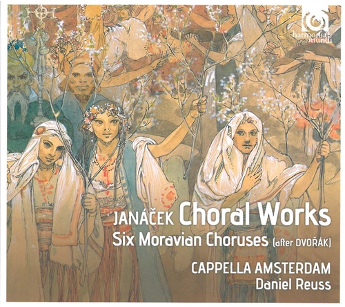 Couverture SIX MORAVIAN CHORUSES / RIKADLA / ... de Leos JANACEK