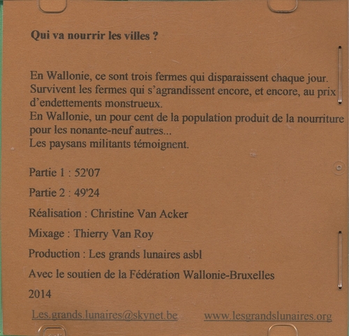 Couverture QUI VA NOURRIR LES VILLES ? de Christine VAN ACKER