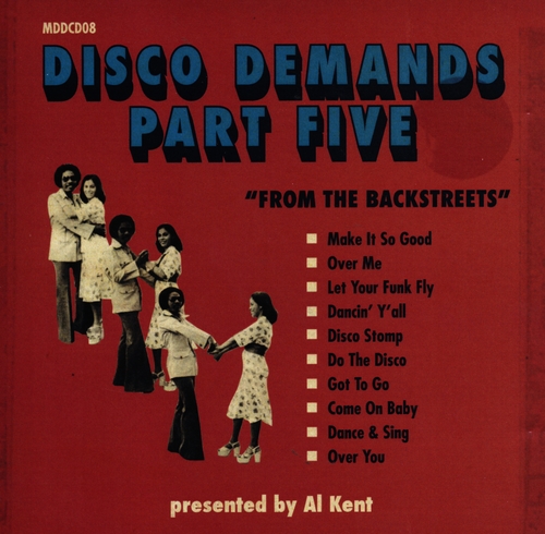 Couverture DISCO DEMANDS PART FIVE (FROM THE BACKSTREETS) de DISCO/FUNK