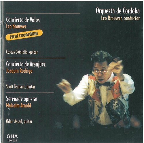 Couverture CONCIERTO DE VOLOS (+ RODRIGO, ARNOLD) de Léo BROUWER
