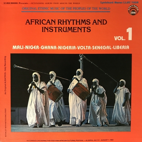 Couverture AFRICAN RHYTHMS AND INSTRUMENTS, VOL.1