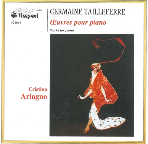 Couverture OEUVRES POUR PIANO de Germaine TAILLEFERRE