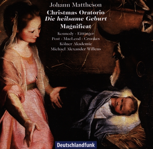Couverture CHRISTMAS ORATORIO / MAGNIFICAT E DUE CORI de Johann MATTHESON