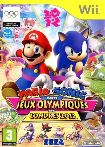 Couverture MARIO & SONIC AUX JEUX OLYMPIQUES DE LONDRES 2012 - Wii