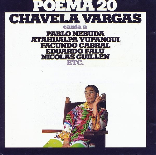 Couverture POEMA 20 de Chavela VARGAS