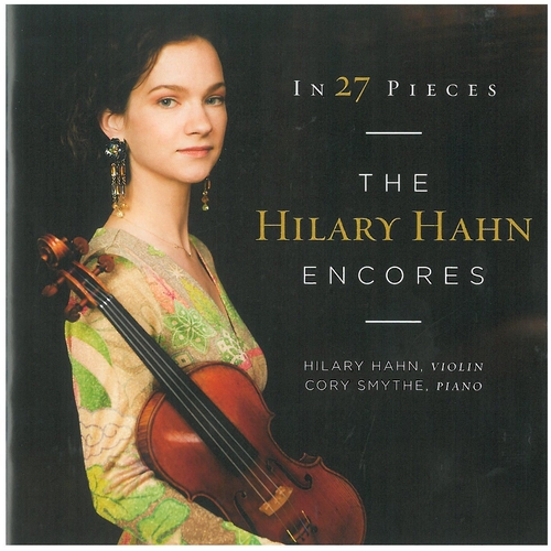 Couverture HILARY HAHN ENCORES