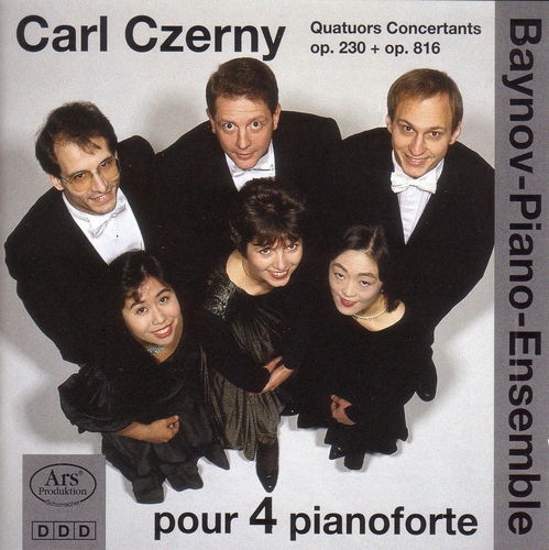 Couverture QUATUOR CONCERTANT OP.230,816 de Carl CZERNY