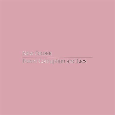 Couverture POWER CORRUPTION AND LIES (BOX SET, DELUXE EDITION) de NEW ORDER