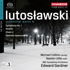 Couverture SYMPHONIE 1/ PARTITA/ CHAIN 2/ PRELUDIA TANECZNE de Witold LUTOSLAWSKI