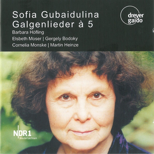 Couverture GALGENLIEDER À 5 de Sofia GUBAÏDULINA