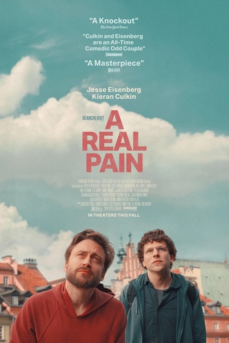 Couverture A REAL PAIN de Jesse EISENBERG