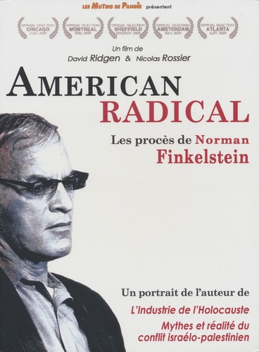 Couverture AMERICAN RADICAL - LES PROCÈS DE NORMAN FINKELSTEIN