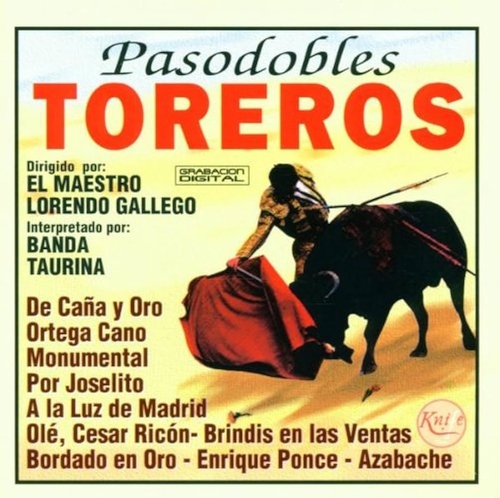 Couverture PASODOBLES TOREROS