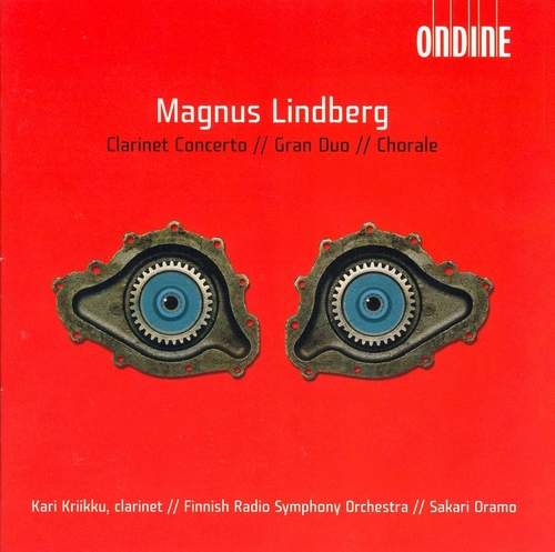 Couverture CONCERTO CLARINETTE / GRAN DUO / CHORALE de Magnus LINDBERG