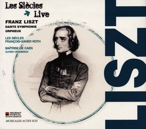 Couverture DANTE SYMPHONIE / ORPHEUS de Franz LISZT