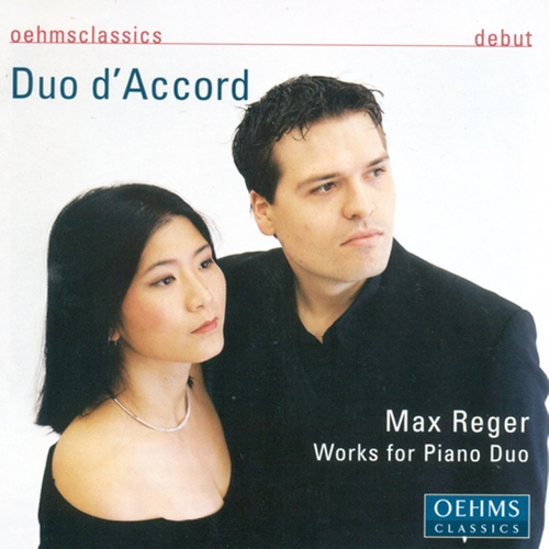 Couverture PIANO 4 MAINS, 2 PIANOS: 6 STÜCKE OP.94 / BURLESKEN ... de Max REGER