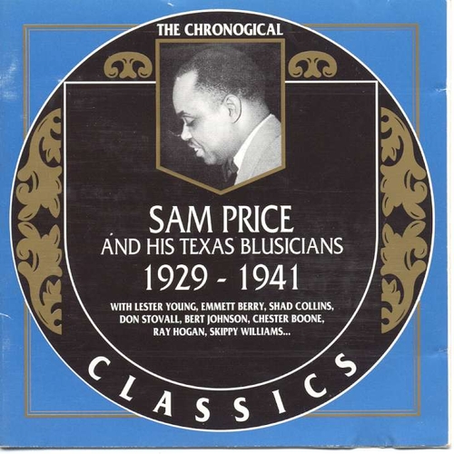 Couverture AND HIS TEXAS BLUSICIANS 1929-1941 de Sammy PRICE