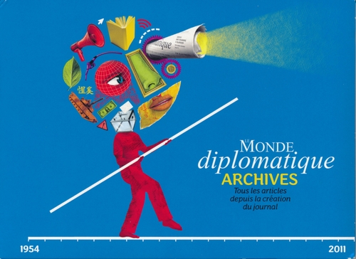 Couverture LE MONDE DIPLOMATIQUE - ARCHIVES 1954-2011