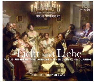 Couverture LICHT UND LIEBE: LIED ET QUATUORS VOCAUX de Franz SCHUBERT