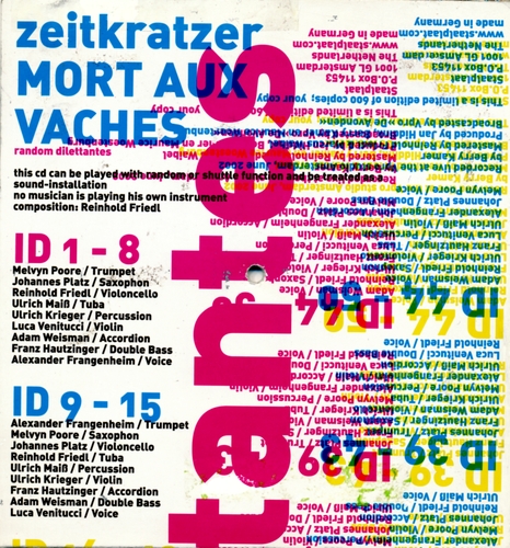 Couverture MORT AUX VACHES - RANDOM DILETTANTES de ZEITKRATZER