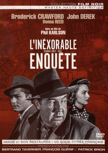 Couverture L'INEXORABLE ENQUÊTE de Phil KARLSON