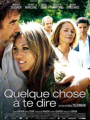 Couverture QUELQUE CHOSE À TE DIRE de Cécile TELERMAN