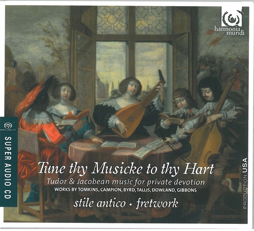Couverture TUNE THY MUSICKE TO THY HART (TOMKINS/ AMNER/ TAVERNER/ RAMS