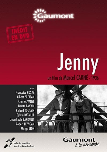 Couverture JENNY de Marcel CARNÉ
